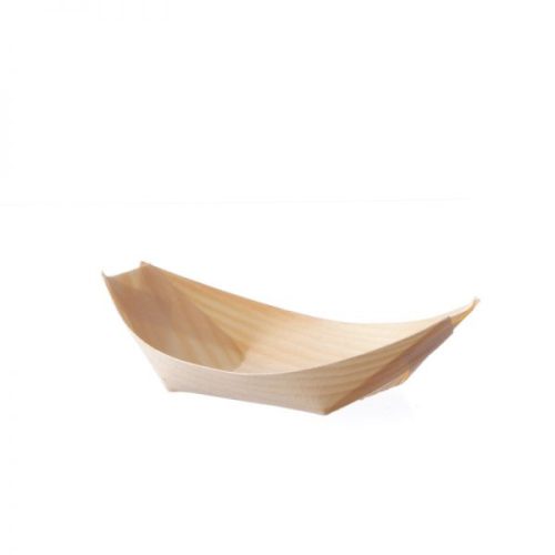 Fingerfood fa kínáló hajó 8 x5,5 cm [100 db]