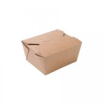 750 ml papír tésztás doboz barna (50db) 26oz