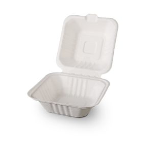   Cukornád lebomló hamburger elviteles doboz HP6 (152x150x78mm)