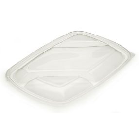   Mosható PP 3 részes osztott tető tálhoz 23x17cm (75db/cs)
