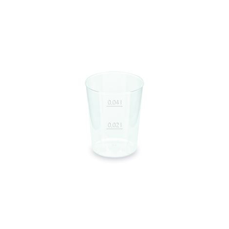 4cl snaps feles pohár prem. átlátszó (50db)