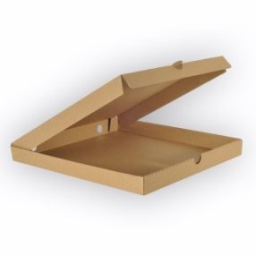   60 as pizzadoboz barna/barna KRAFT (25db/cs) erős B hullám   