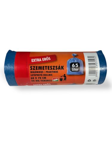 Szemeteszsák 65l kék