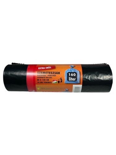 Szemeteszsák 160l fekete